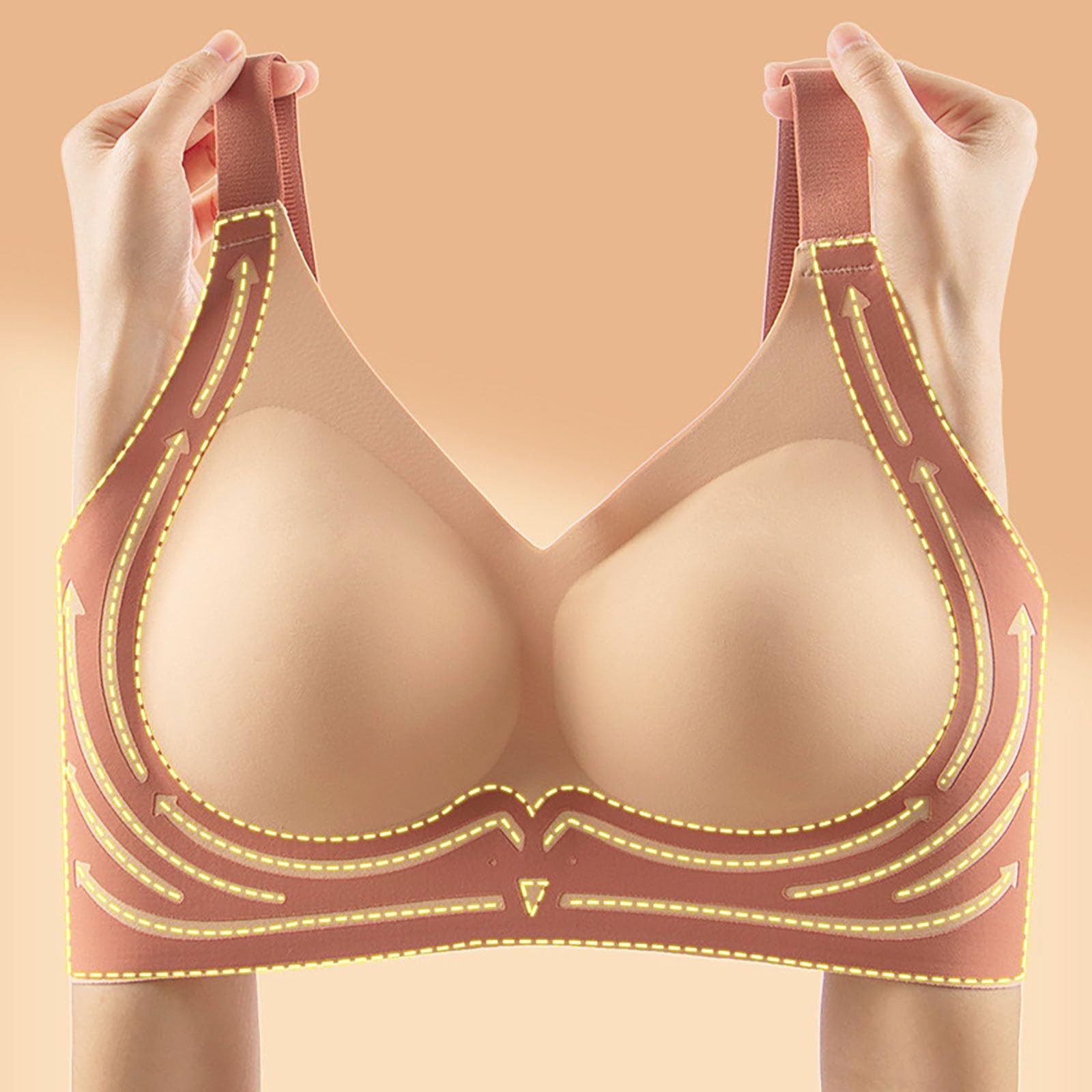 Sleep Bra Bralette - Женские бесшовные бюстгальтеры больших размеров, спортивный